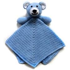 The crochet blanket is squishy, chunky and comes with a cute optional teddy bear applique. Crochet Spot Blog Archive Crochet Pattern Teddy Bear Security Blanket Crochet Patterns Tutorials And News