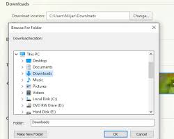Unter der registerkarte allgemein finden sie unter dem abschnitt dateien und anwendungen die kategorie downloads. So Andern Sie Den Download Ordner Im Opera Browser Technobezz