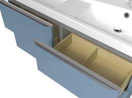 Media.castorama.fr goodhome imandra 120 : Meuble Sous Vasque A Suspendre Goodhome Imandra Bleu 120 Cm Castorama