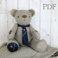 We have 5 great printable of memory bear printable pattern. Pdf Memory Bear Sewing Pattern Download Fabric Teddy Bear Pattern Keepsake Bear Pattern Ins Bear Patterns Free Memory Bears Pattern Teddy Bear Sewing Pattern