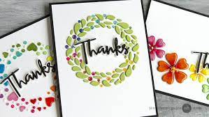 Die cuts are an easy way to add interest to your cards. Pin On Technique Die Cutting
