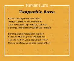 Check spelling or type a new query. Pantun Lucu Pernikahan Sebagai Ucapan Selamat Pengantin Baru Yedepe Com