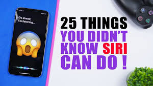 25 Things You Didn T Know Siri Can Do Siri Tips Tricks Youtube Siri Hacks Siri Iphone Hacks