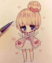 Kawaii japanese manga drawings and cute anime characters coloring page for kids and adults. Kawaii Anime Things To Draw Novocom Top