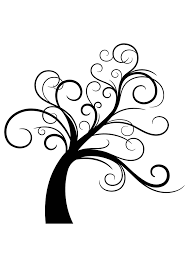 Download Tree Twisted Branches Black Silhouette Free Svg File Svgheart Com