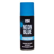 200ml 151 spray paint gloss neon blue