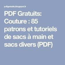 Pdf Gratuits Couture 85 Patrons Et Tutoriels De Sacs A Main Et Sacs Divers Pdf Tutoriel De Sac A Main Tutoriel Patron