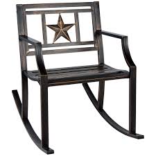 Lots of pics, so hang w/me! Outdoor Solutions Texas Star Metal Rocker Shop Chairs Seating At H E B
