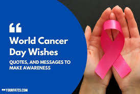 World cancer day is a global observance that helps raise people's awareness of cancer and how to prevent, detect, or treat it. Sofcppvucx8f1m