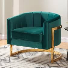 Customer Image Zoomed In 2020 Velvet Accent Chair Green Chair Meridian Furniture