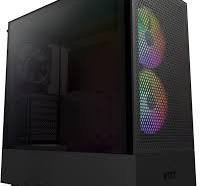 NZXT H7 Flow RGB CM-H71FB-R1 - Carcasa Compacta ATX De Media Torre Para  Juegos De PC - Panel Frontal Perforado De Alto Flujo De Aire - Panel  Lateral ...
