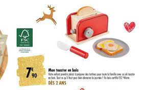 Offre Mon Toaster En Bois Chez Carrefour