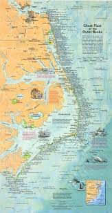 Ghost Fleet Of The Outer Banks Map Of Shipwrecks Off The North Carolina Coast Outer Banks Nc Outer Banks North Outer Banks