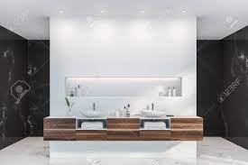 Maybe you would like to learn more about one of these? Interior Of Luxury Bathroom With Black Marble And White Walls Stock Photo Picture And Royalty Free Image Image 124505457