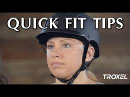 Troxel Riding Helmet Quick Fit Tips