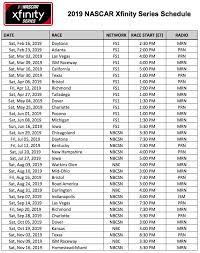 The schedule below is in eastern time, we also have this available with central times. 2016 Race Schedule Ryan Sieg Racing