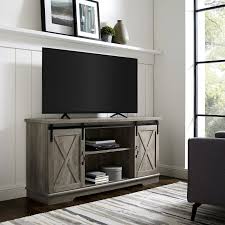 When centered on a 60 inch tv stand you are left with roughly 6 inches worth of space on each side of the tv stand. Berene Tv Stand For Tvs Up To 58 Fireplace Tv Stand Tv Stand Rustic Tv Stand