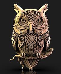 Download Owl 3d Stl Model For Cnc Router Carving Machine 3d Printer Relief Artcam Aspire Cut3d Vcarve Carvewright 3d Stl Models For Cnc Routers And 3d Printers