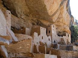 Native american houses in cliff. Mesa Verde National Park Colorado