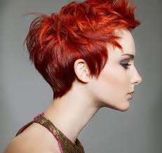 Short funky hairstyles are very popular. Short Hairstyles For Red Hair Folade