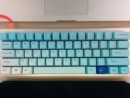 Black And White Gradient Keycaps Poker Ii With Keycool Gradient Keycaps And Tex Case