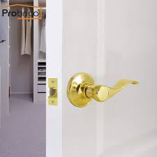 Probrico Altin Pirinc Kapi Kollari Ic Kapilar On Arka Kapi Kolu Seti Mandalli Modern Anahtarsiz Ahsap Kapi Kilit Seti Kapi Kilitleri Aliexpress