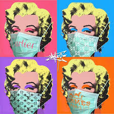 At first glance, pop art might seem to glorify popular culture by elevating soup cans, comic strips and hamburgers to the status of fine art on the walls of museums. Jay C Social Status In Corona Times Ii Marilyn Monroe Street Art Pop Art At 1stdibs