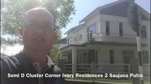 Bandar saujana putra semi d. Corner Semi D Cluster Tanah Besar Bandar Saujana Putra Kini Property