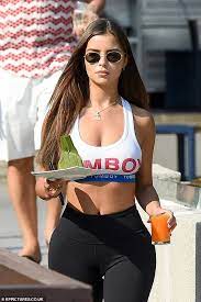 Has demi rose had plastic surgery? Demi Rose Displays Her Curves In Tiny Tomboy Crop Top Demi Rose Mawby Demi Rose Crop Top And Leggings
