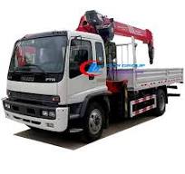 ISUZU FTR 8 ton Hydraulic telescopic truck crane - Isuzu ...