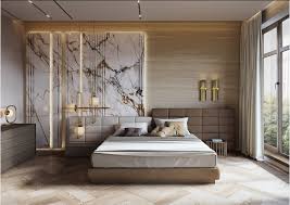 Lit Double Tete De Lit Commode Luminaire Chambre Deco Du Monde Chambres A Coucher Modernes Chambre A Coucher Chic Design Chambre Moderne