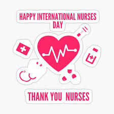 International nurses day 2021 logo. National Nurses Day Stickers Redbubble