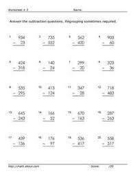 Practice 3 Digit Subtraction With These Free Math Worksheets Free Math Worksheets Addition And Subtraction Worksheets 2nd Grade Math Worksheets