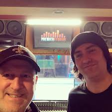 Glenn Swan with Engineer Angelo Payne