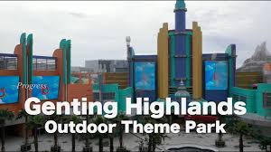 Genting outdoor theme park features numerous rides typical of an amusement park, mostly suitable for families. Genting Highlands Theme Park Progress Youtube