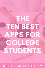 Well, there isn't just one app, but there are quite a few that can help. The Best Apps For College Students The Happy Arkansan College Apps College Apps Iphone Student Apps