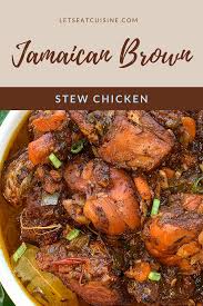 Jamaican Brown Stew Chicken Recipe In 2020 Easy Chicken Recipes Chicken Stew Brown Stew Chicken