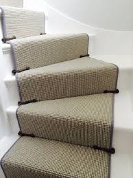 Connect the home decor dots in between floors with a runner that complements your hardwood steps, and at the same time protects your staircase from the ups and downs of daily use. Completed Stair Runner With Original 1930s Stair Clips Stair Runner Carpet Carpet Stairs Staircase Design