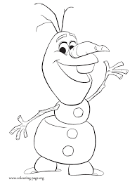 Meet Olaf He Is A Friendly Snowman Who Elsa Created With Her Magical Powers Have Fun Coloring This Amazing Disney Frozen Movie Picture Malvorlagen Halloween Weihnachtsmalvorlagen Und Malvorlagen