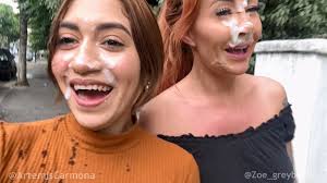 Artemis carmona triple facial cumwalk