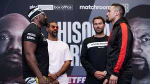 Chisora and his team have packed their belongings in boxes and are refusing to fight if he has to walk first. Bedgm8eekjsjfm