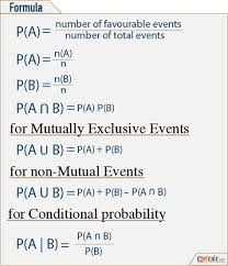 Basic Statistics Probability Formulas Pdf Download Conditional Probability Math Formulas Probability