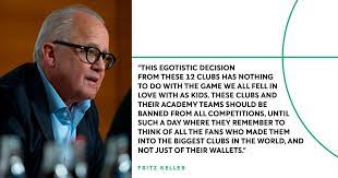 Nach einem medienbericht ist die basis. Germany On Twitter Dfb President Fritz Keller On The European Super League Concept Football Is Open To Everyone A Closed Super League However Is Only For The Super Rich And Super
