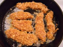 Kellogg S Frosted Flake Chicken Tenders Chicken Strip Recipes Fried Chicken Thigh Recipes Fried Chicken Recipes