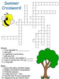 Summer fun crossword puzzle answers. 6 Mind Blowing Summer Crossword Puzzles Kitty Baby Love