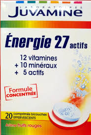 ما هو دواء جوفامين ج; Juvamine Energie 27 Actifs Arome Fruits Rouges 20 Comprimes