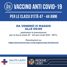 Covid, nel lazio al via le somministrazioni del vaccino agli over 80. Regione Lazio Fotos Facebook