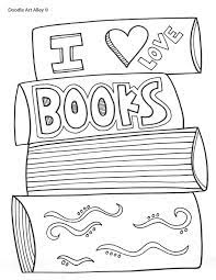 Reading book coloring pages are a fun way for kids of all ages to develop creativity, focus, motor skills and color recognition. Reading Coloring Pages Printables Classroom Doodles