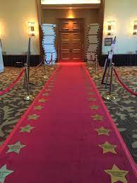 Star Studded Red Carpet Decor Red Carpet Decorations Red Carpet Party Hollywood Party Theme