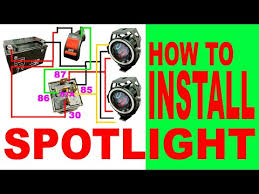 Dan yang kedua adalah pemeriksaan menggunakan aircond manifold gauge. Cara Pasang Spot Light Relay Diagram How Wire Motorcycle Led Spotlight With Diagram Diy Youtube